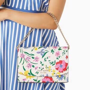 NWT Kate Spade Carson Garden Floral Convertible Crossbody Bag